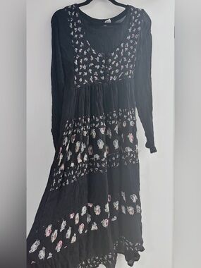 Vintage 90s Floral Whimsical Dress